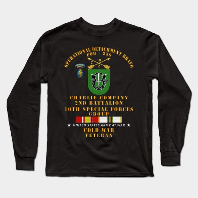 FOB 230 - C Co, 2nd Bn 10th SFG w COLD SVC Long Sleeve T-Shirt by twix123844